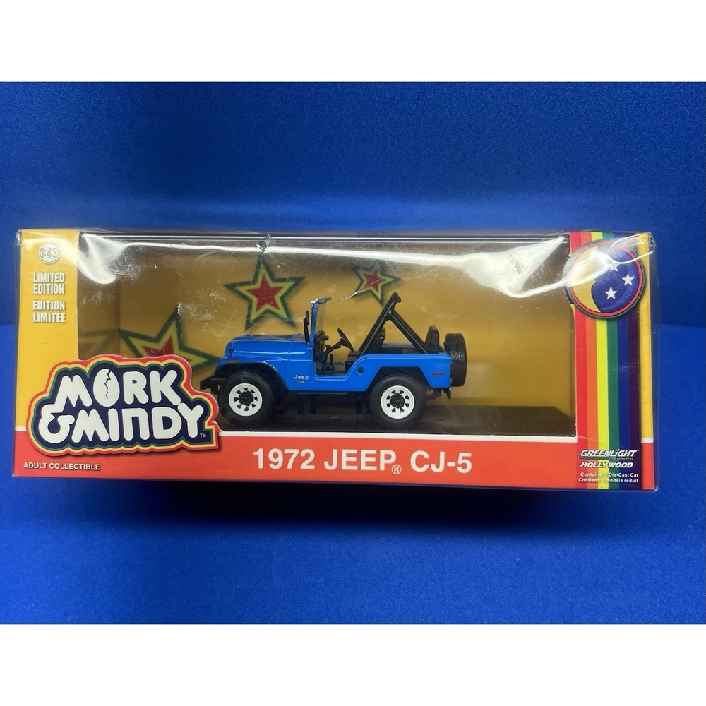 Mork and Mindy 1978-82 Tv Series 1972 Jeep CJ-5 1:43 Greenlight 86570 Sealed